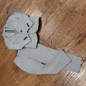 J Crew Crewcuts Ludlow Little Boys Grey Suit Sz 8